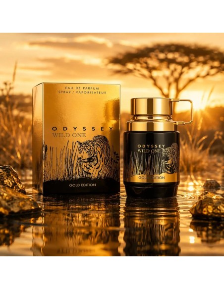 ARMAF Odyssey Wild One Gold Edition, Eau de Parfum Spray for Men EDP, 3.4 Fl Oz