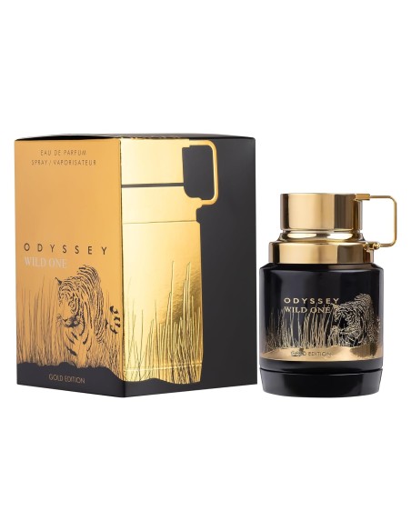 ARMAF Odyssey Wild One Gold Edition, Eau de Parfum Spray for Men EDP, 3.4 Fl Oz