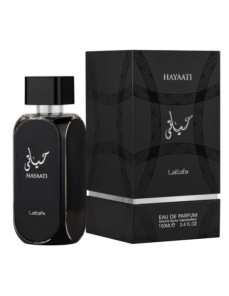 Lattafa Hayaati - Eau de Parfum Spray for Men, 3.4oz