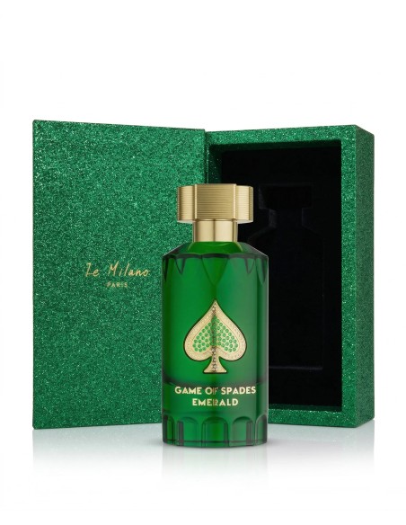 Jo Milano Game of Spades Emerald Parfum Spray for Unisex | 3.4 oz (100ml)