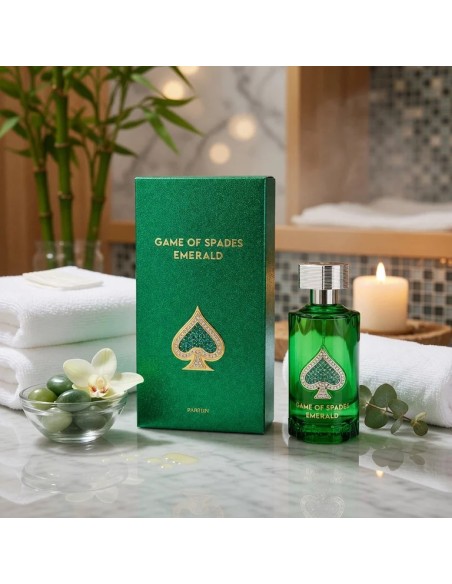 Jo Milano Game of Spades Emerald Parfum Spray for Unisex | 3.4 oz (100ml)
