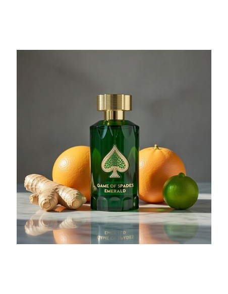 Jo Milano Game of Spades Emerald Parfum Spray for Unisex | 3.4 oz (100ml)