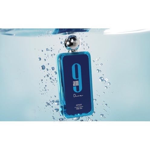 Afnan 9 AM Dive For Unisex Eau De Parfum, 3.4 Fl. Oz