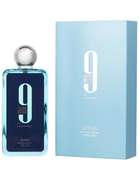 Afnan 9 AM Dive For Unisex Eau De Parfum, 3.4 Fl. Oz