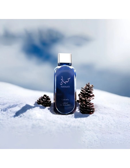Lattafa Hayaati Al Maleky - Eau de Parfum Spray for Men, 3.4oz