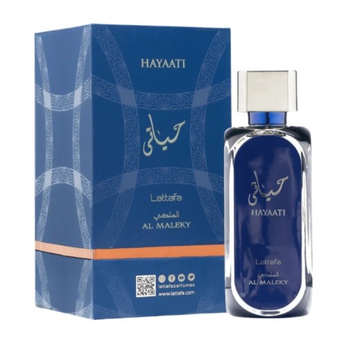 Lattafa Hayaati Al Maleky - Eau de Parfum Spray for Men, 3.4oz