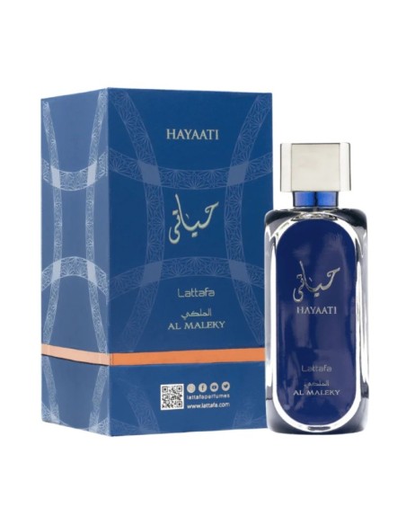 Lattafa Hayaati Al Maleky - Eau de Parfum Spray for Men, 3.4oz