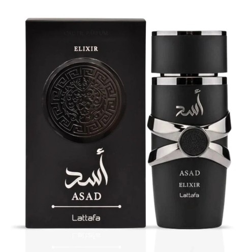 Lattafa Asad Elixir - For Men Eau De Parfum, 3.4 Fl. Oz