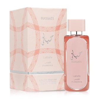 Lattafa Hayaati Florence for Women - Eau de Parfum, 3.4oz