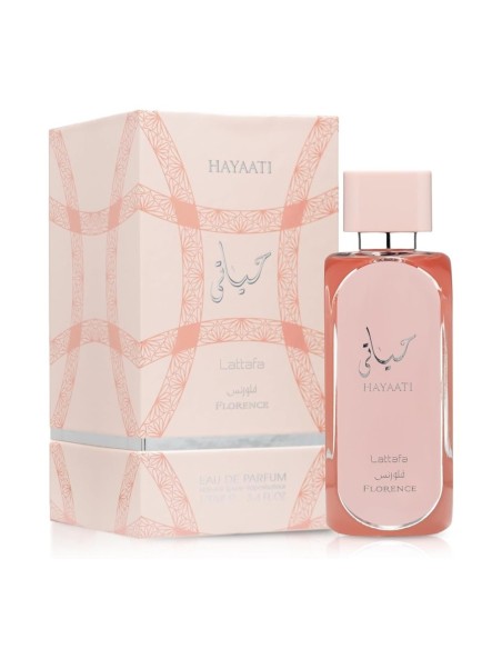 Lattafa Hayaati Florence for Women - Eau de Parfum, 3.4oz