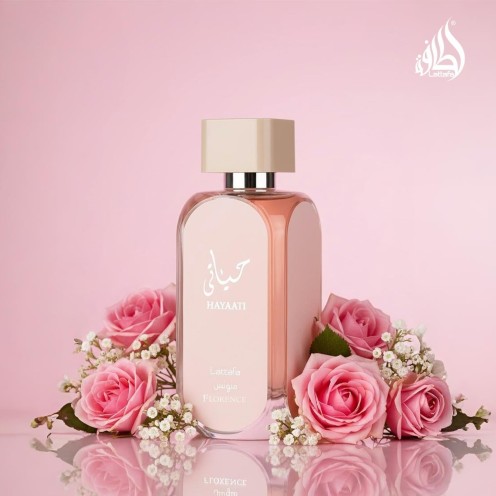 Lattafa Hayaati Florence for Women - Eau de Parfum, 3.4oz