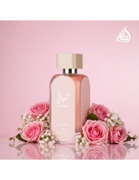 Lattafa Hayaati Florence for Women - Eau de Parfum, 3.4oz