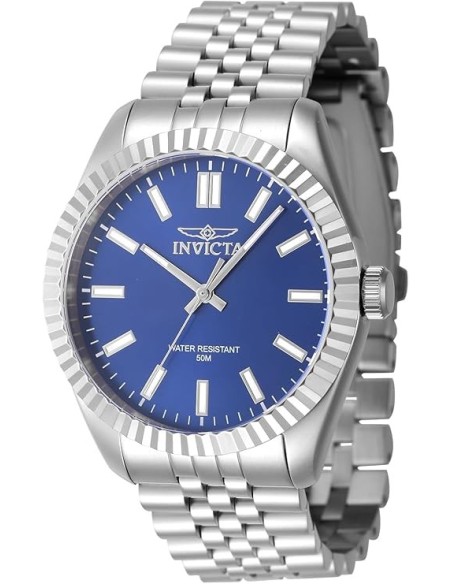 Invicta Specialty Unisex 40mm Stainless Steel Silver Blue dial PC21 Quartz