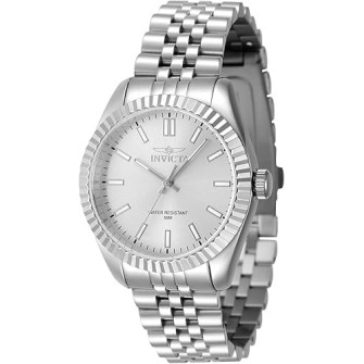 Invicta Specialty Unisex 40mm Stainless Steel Silver dial PC21 Quartz