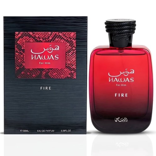 RASASI Hawas Fire Eau de Parfum for Men 100ml (3.4 oz)