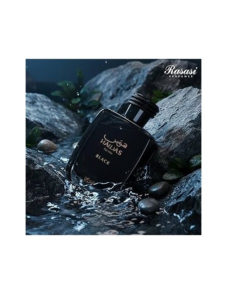 RASASI Hawas Black Eau de Parfum for Men 100ml (3.4 oz)