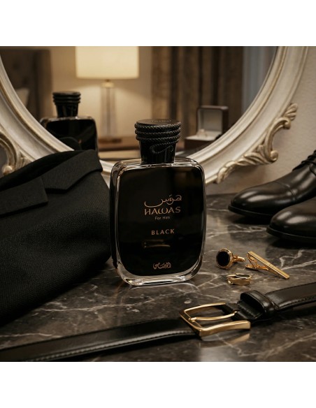 RASASI Hawas Black Eau de Parfum for Men 100ml (3.4 oz)