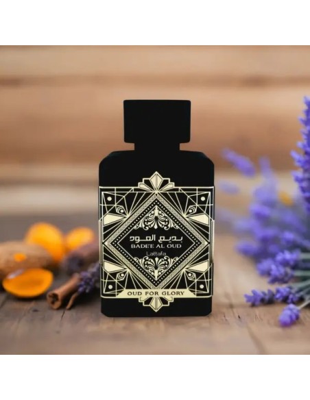 Lattafa Bade'e Al Oud, Oud for Glory for Men Eau de Parfum Spray, 3.4 Ounce