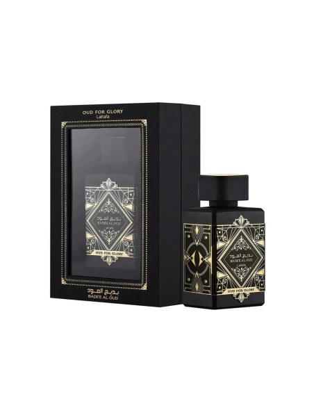 Lattafa Bade'e Al Oud, Oud for Glory for Men Eau de Parfum Spray, 3.4 Ounce
