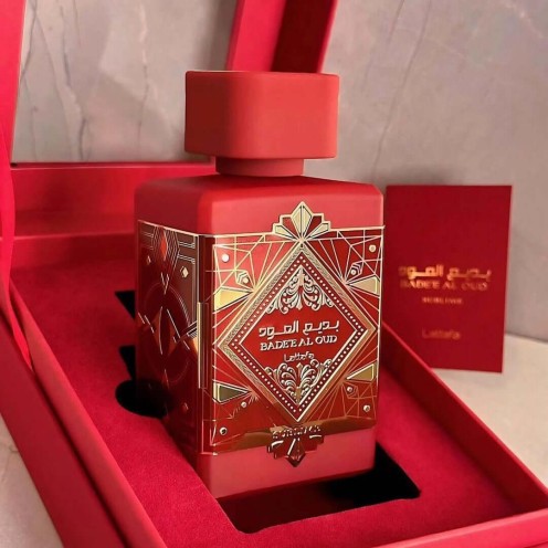 Lattafa Bade'e Al Oud, Sublime for Unisex Eau de Parfum Spray, 3.4 Ounce