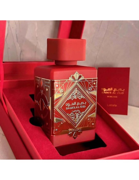 Lattafa Bade'e Al Oud, Sublime for Unisex Eau de Parfum Spray, 3.4 Ounce