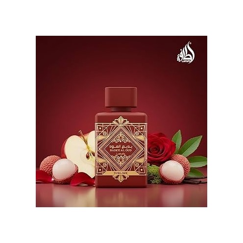 Lattafa Bade'e Al Oud, Sublime for Unisex Eau de Parfum Spray, 3.4 Ounce