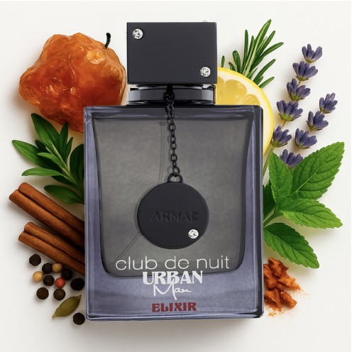 ARMAF Club De Nuit Urban Man Elixir for Men Eau de Parfum Spray, 3.6 Fl Oz