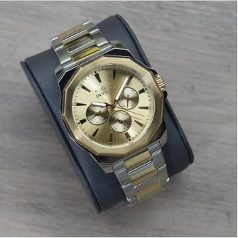 Invicta Speedway Stainless Steel Men's Quartz Watch Gold and Silver Gold Dial - 42mm 2