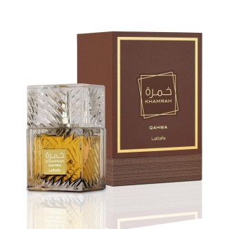 Lattafa Khamrah Qahwa - Parfum for Men, 3.4 Fl. Oz