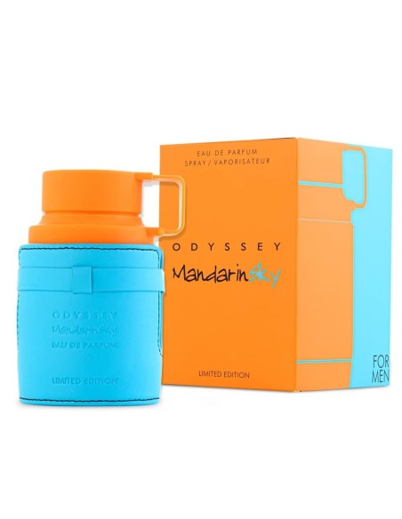 ARMAF Odyssey Mandarin Sky Eau de Parfum Spray for Men EDP, 3.4 Fl Oz